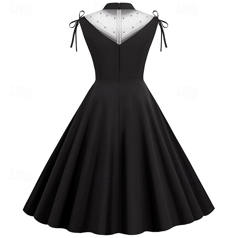 Elegant klasické 1950 Rochii Linia -A Pentru femei ziua îndragostiților Evenimente / Petrecere Dată Petrecere ceai Adulți Rochie Primavara vara 2025 - $21.99 –P12