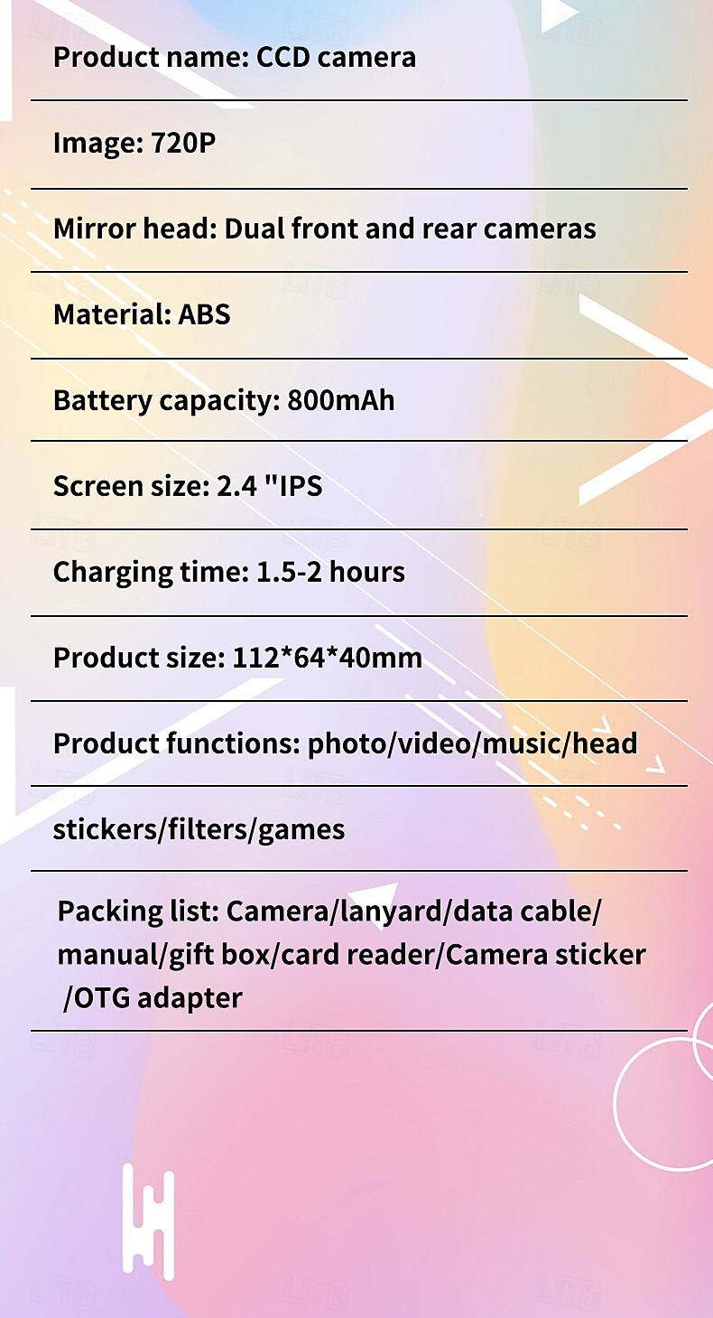 Digital Camera 64MP Compact Camera Pocket Camera 16X Zoom Travel Camera Digicam Retro Style Point and Shoot 2025 - $39.99 –P14