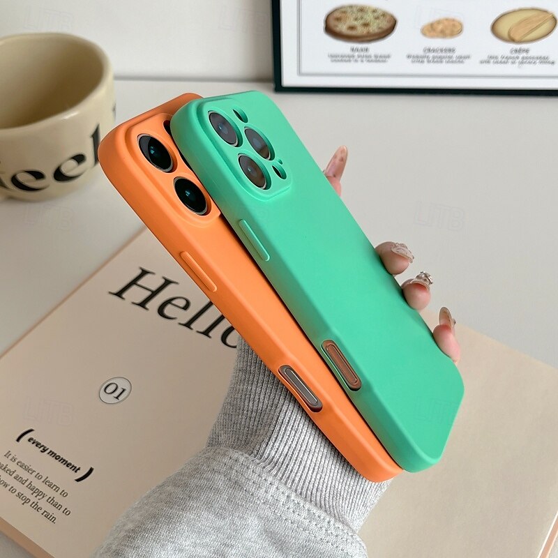 телефон Кейс для Назначение iPhone 16 Про Макс Плюс Кейс на заднюю панель Защита от удара Ретро Силикон 2025 - $11.99 –P10