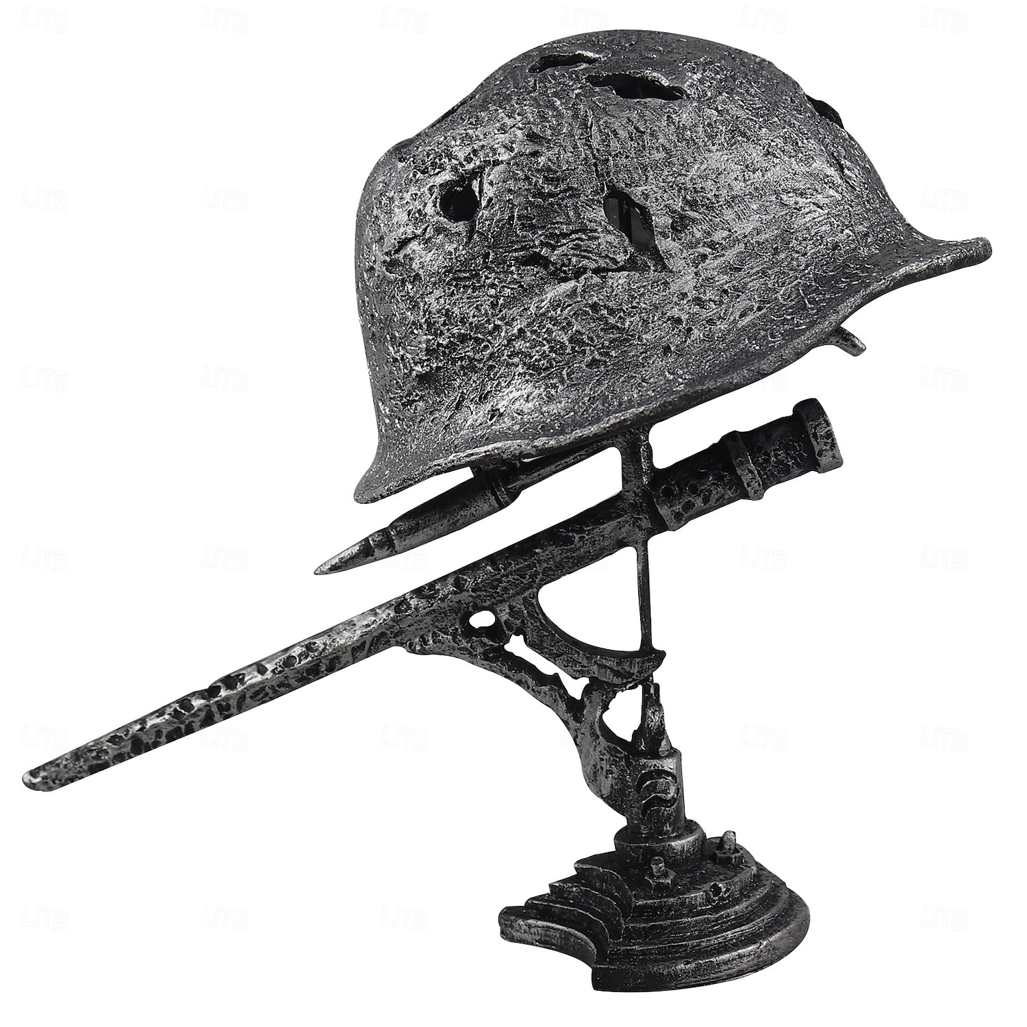 lampă de masă lampă de birou cască militară decor acasă decor stil mansardă stil steampunk vintage 2026 - $30.99 –P2