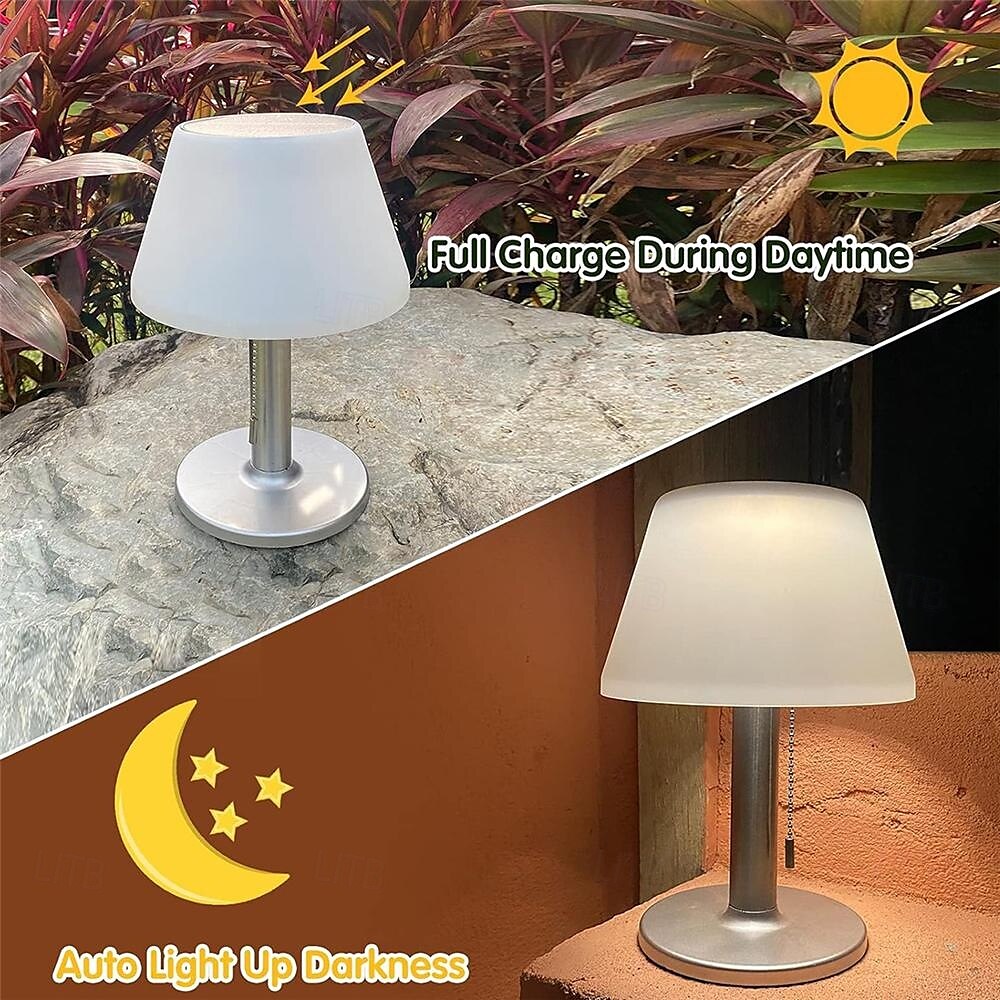 Solar Retro Desk Lamp - Waterproof Outdoor Table Floor Lamp for Bar, Garden, Terrace, Villa, Bar 2025 - $79.99 –P5