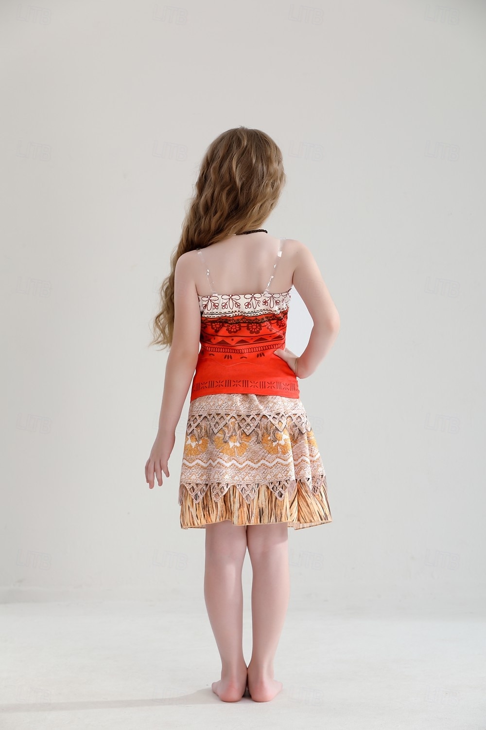 Princesa Moana Falda Parte superior del tubo Disfraces con temática de películas y televisión for Chica Niños Carnaval Día del Niño Playa Fiesta Cumpleaños 2026 - $33.99 –P14