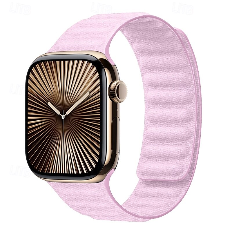 2025年 Solo Loop と互換性があります Apple Watch ウォッチバンド 38mm 40mm 41mm 42mm 44mm 45mm 49mm マグネティッククラスプ 調整可 生地 交換用時計バンド のために iwatch Ultra 2 Series 9 8 7 SE 6 5 4 3 2 1 コレクション – $18.99 –P10
