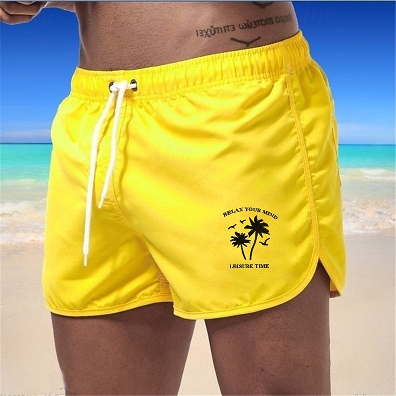 Men's Swim Shorts Swim Trunks Printed Drawstring Quick Dry Board Shorts Bathing Suit Surfing Beach Water Sports Summer 2026 - $13.49 –P7