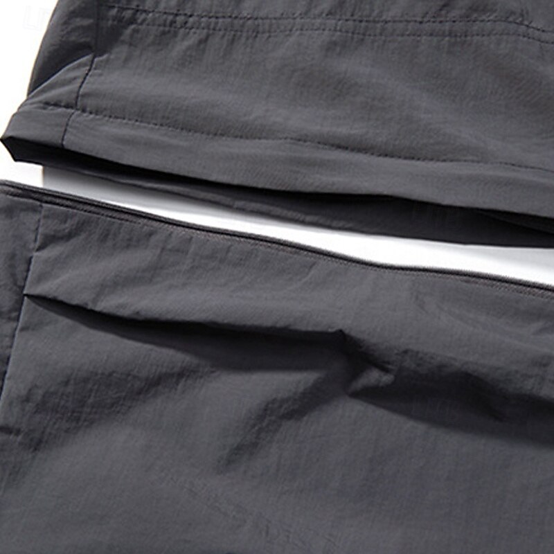 Per uomo Pantaloni cargo Pantaloni convertibili Pantaloni da escursione Militare Esterno Standard Impermeabile Traspirante Asciugatura rapida Pantalone / Sovrapantaloni Grigio scuro Nero Caccia del 2025 a $82.99 –P15