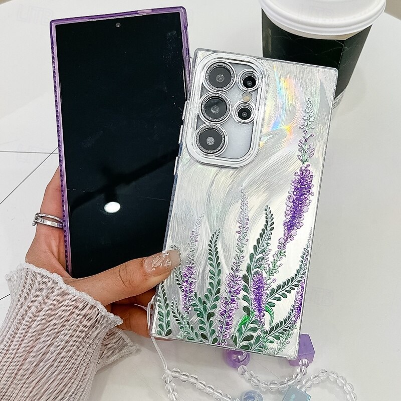 телефон Кейс для Назначение SSamsung Galaxy S24 Ultra S24 Plus S24 S24 ФЭ S23 Ultra А55 А35 А25 А15 5Г S25 Ультра Кейс на заднюю панель с ремешком на запястье Защита от удара Ретро ТПУ ПК 2025 - $15.99 –P9