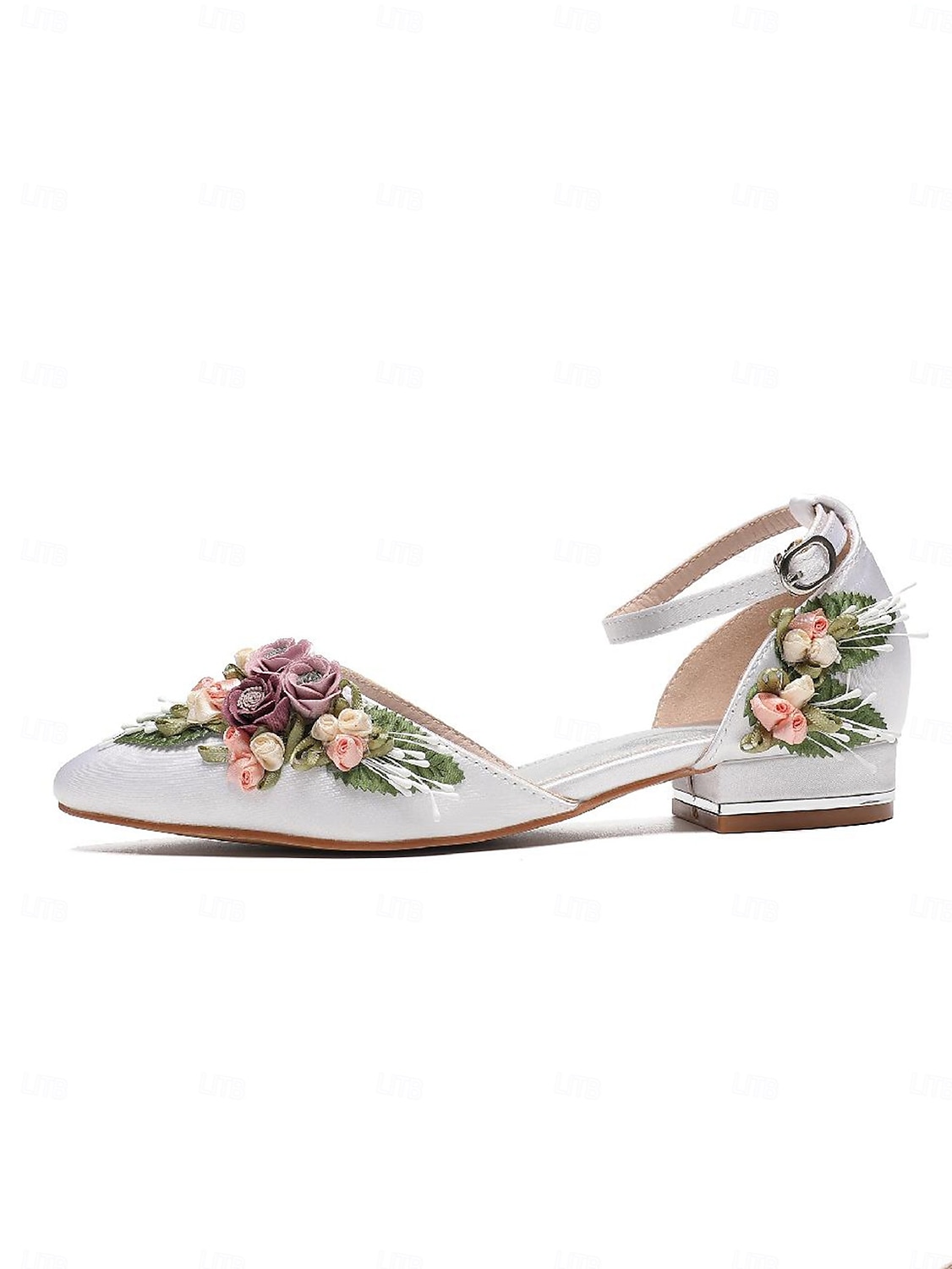 sapatos de casamento femininos brancos com tira no tornozelo - sapatos de noiva elegantes para casamentos e cerimônias de jardim de 2026 por $54.99 –P2