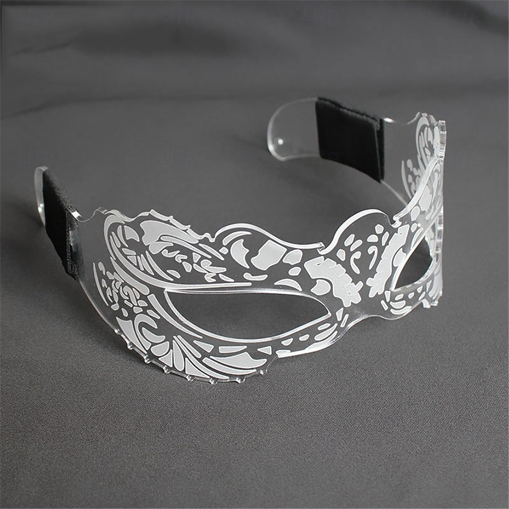 LED-Brillenmaske aus Acryl – beleuchtete Schmetterlingsbrille für festliche Partys, KTV-Bar-Brille mit bunten Farbwechseln, batteriebetrieben mit Knopf – 1 Stück 2025 - $17.99 –P13