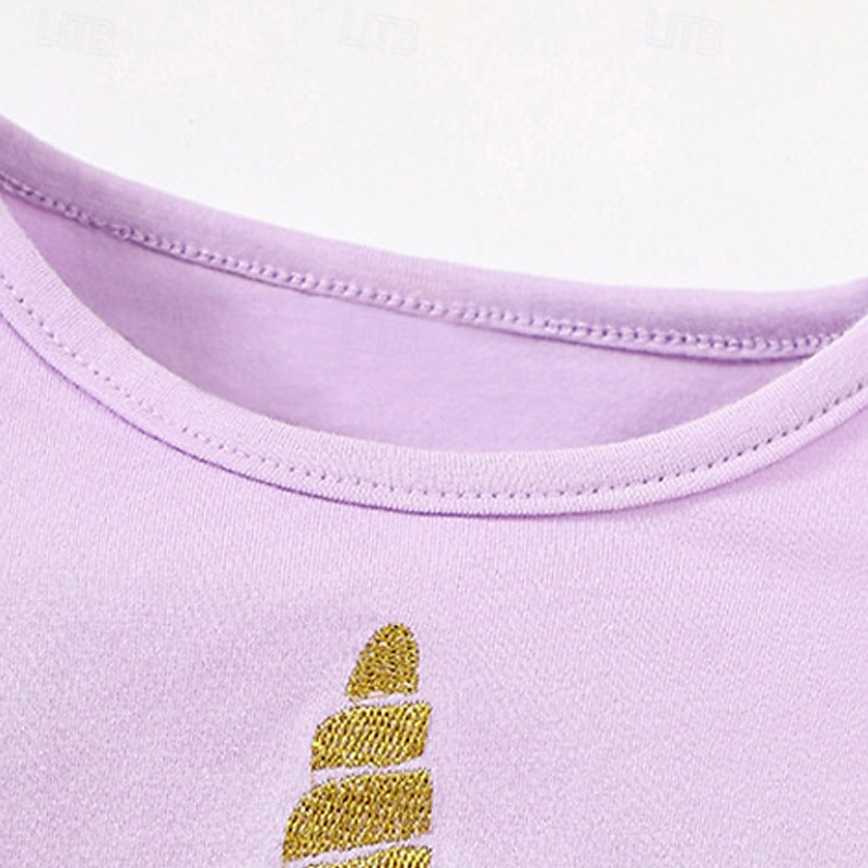 Dzieci Dla dziewczynek Sukienka Jednorożec Bez rękawów Na zewnątrz Codzienny Falbana Niejednolita całość Moda Godny podziwu Poliester Nad kolano Codzienne sukienki Sukienka A line Sukienka tiulowa 2025 - $24.99 –P7