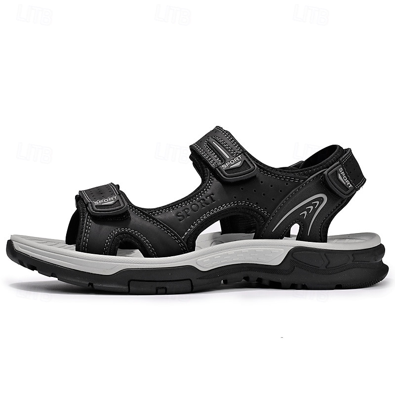 sandali sportivi da uomo marroni per l'esterno con cinturini regolabili e suola antiscivolo - comode scarpe estive per escursioni, spiaggia e abbigliamento casual del 2025 a $54.99 –P7