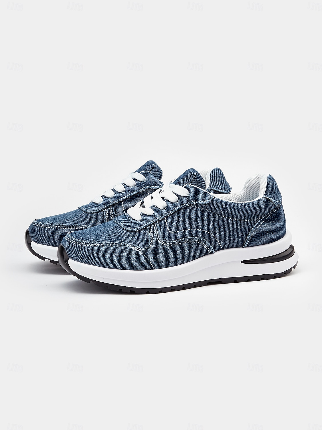 Women's Stylish Denim Sneakers with White Sole | Perfect for Casual and Everyday Wear 2025 - $29.99 –P1