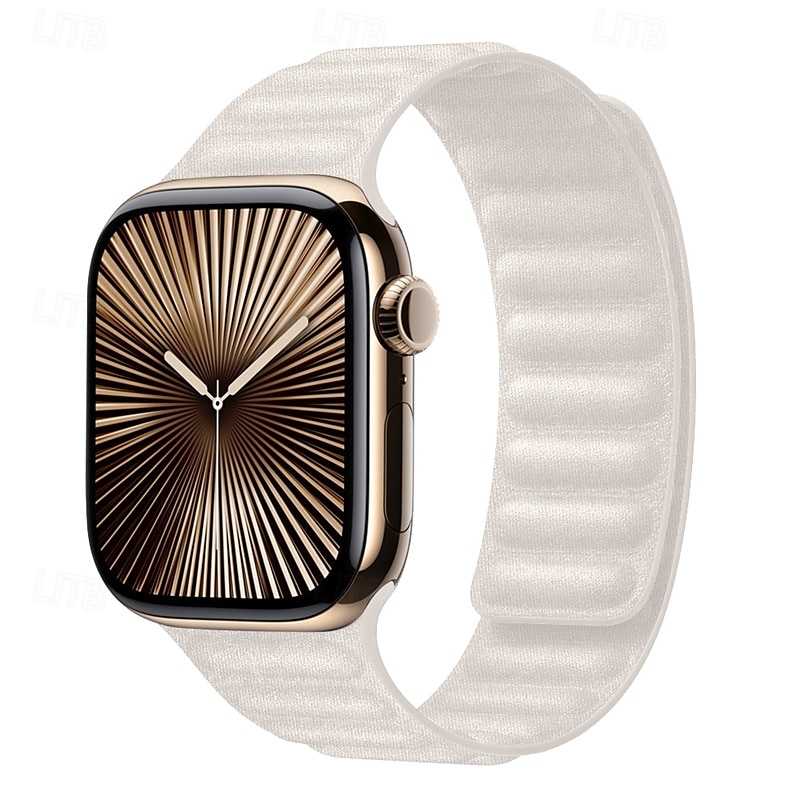 2025年 Solo Loop と互換性があります Apple Watch ウォッチバンド 38mm 40mm 41mm 42mm 44mm 45mm 49mm マグネティッククラスプ 調整可 生地 交換用時計バンド のために iwatch Ultra 2 Series 9 8 7 SE 6 5 4 3 2 1 コレクション – $18.99 –P14