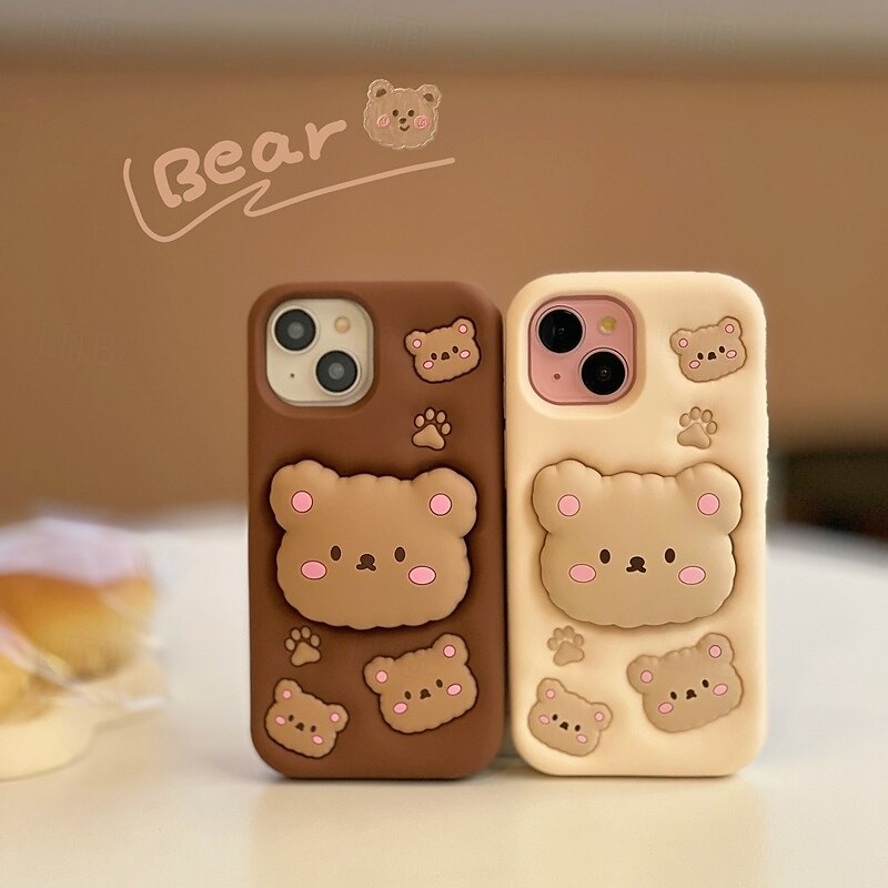 телефон Кейс для Назначение айфон 16 айфон 16 про айфон 16 про макс айфон 15 iPhone 15 Pro Max iPhone 14 Pro Max iPhone 13 12 Pro Max Кейс на заднюю панель со стендом Защита от удара Ретро Силикон 2025 - $16.99 –P10
