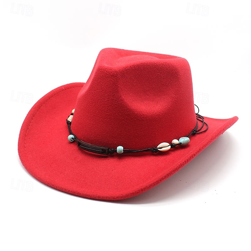 Safarihut Vintage Gürtel Cowboyhut Jazzhut Hand Westernhut Cowboyhut 2026 - $17.49 –P6