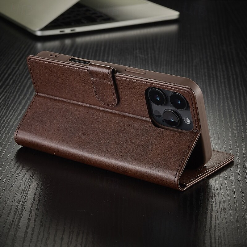 telefono Custodia Per iPhone 16 Pro Max Plus iPhone 15 Pro Max Plus iPhone 14 13 12 11 Pro Max Plus Mini Copertina ribaltabile Con supporto A calamita Slot per schede Retrò TPU pelle sintetica del 2025 a $16.99 –P7