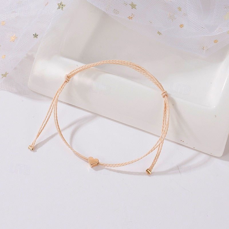 Women's Loom Bracelet Fancy Heart Elegant Stylish Resin Bracelet Jewelry Pink For Party 2025 - $26.99 –P4