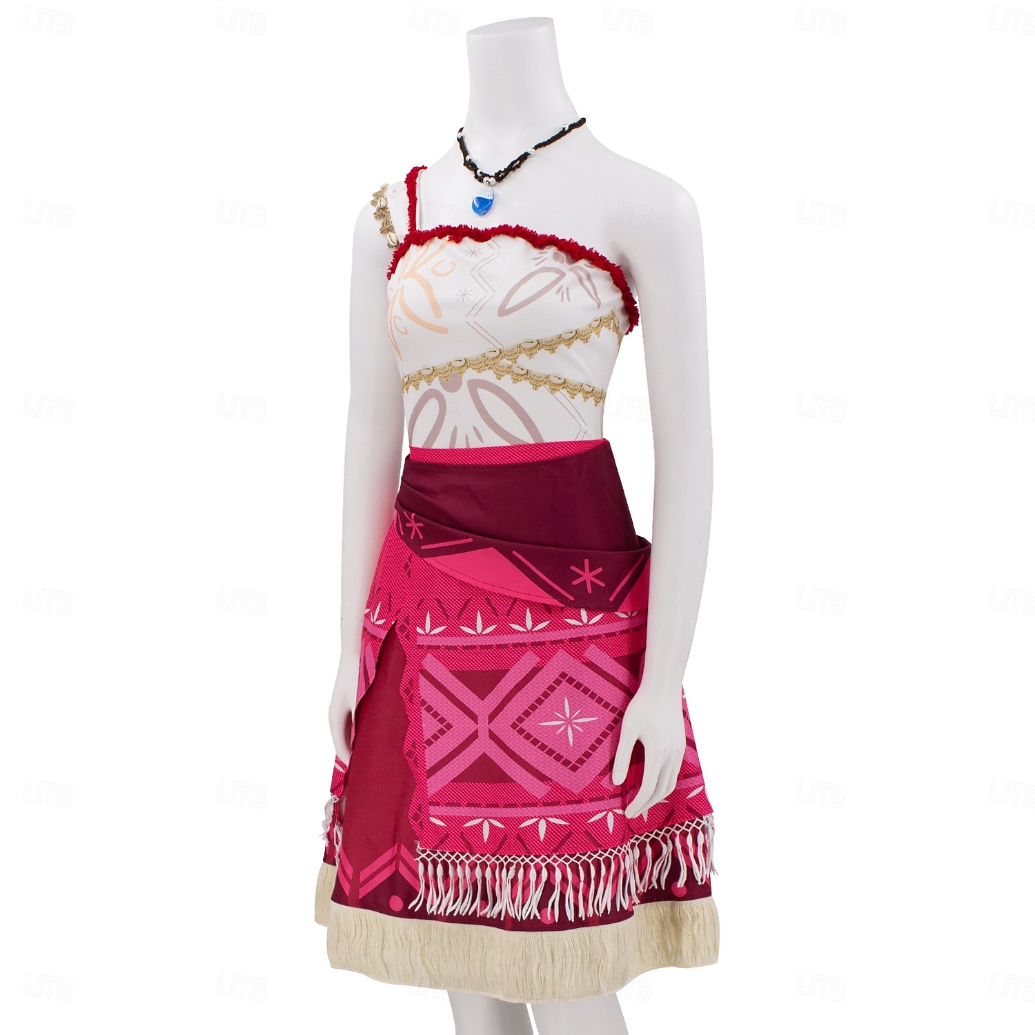 Moana Principessa Moana Vestito Collana Costume Costume di Carnevale Costumi a Tema Film e TV Cosplay di film for Per donna Adulti Halloween Carnevale Performance Feste Spiaggia del 2025 a $58.99 –P2
