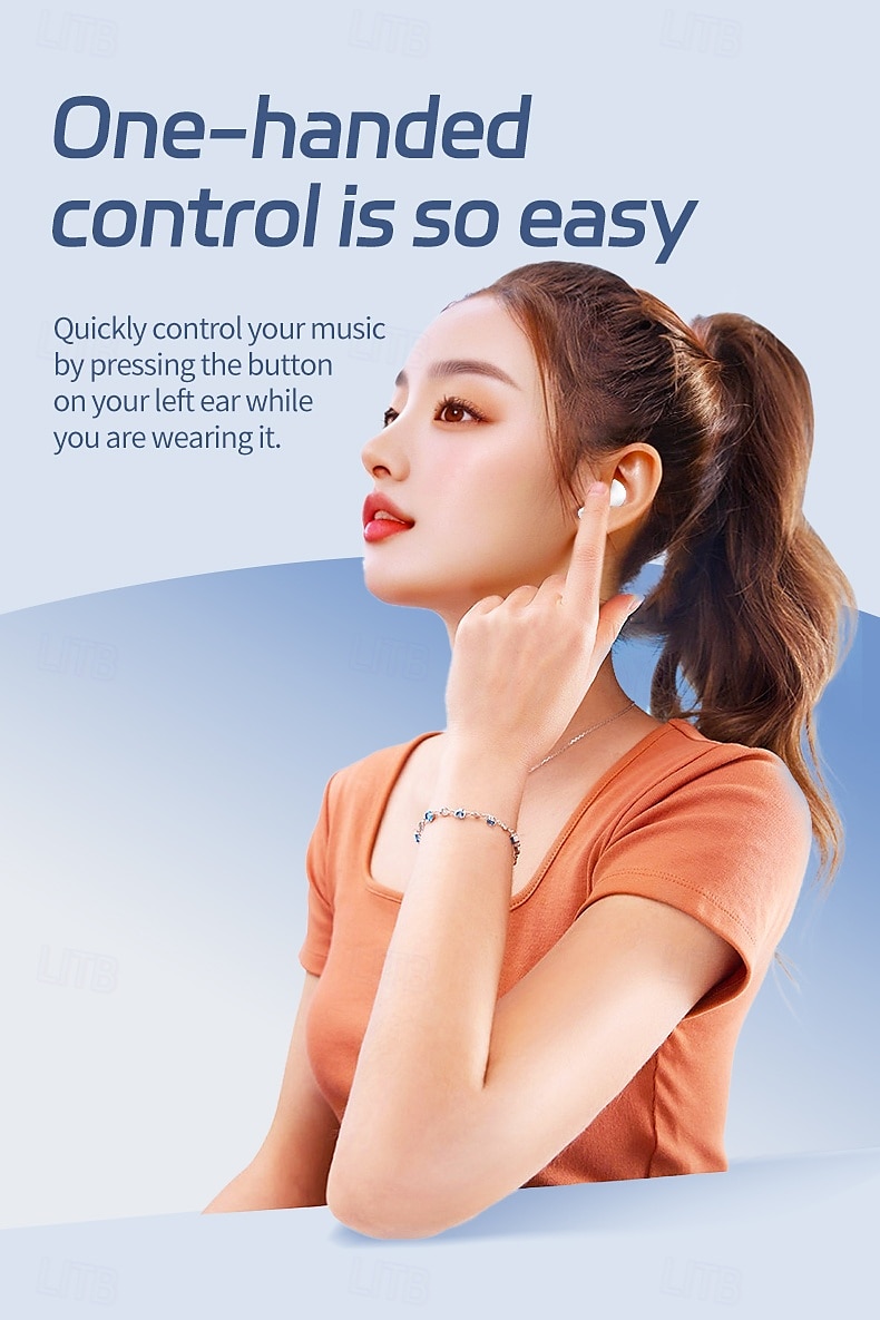 JM19 True Wireless Headphones TWS Earbuds In Ear Bluetooth 5.3 Sports Ergonomic Design Waterproof IPX4 for Apple Samsung Huawei Xiaomi MI  Fitness Camping / Hiking Running Mobile Phone Travel 2025 - $28.99 –P10