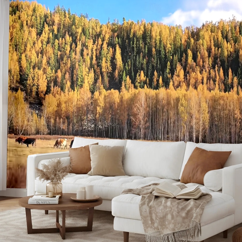 Landscape Nature 3D Wallpaper Home Decoration Wall Mural Roll Peel and Stick Removable PVC/Vinyl Material Self Adhesive/Adhesive Required Wall Decor for Living Room 2025 - $13.99 –P1