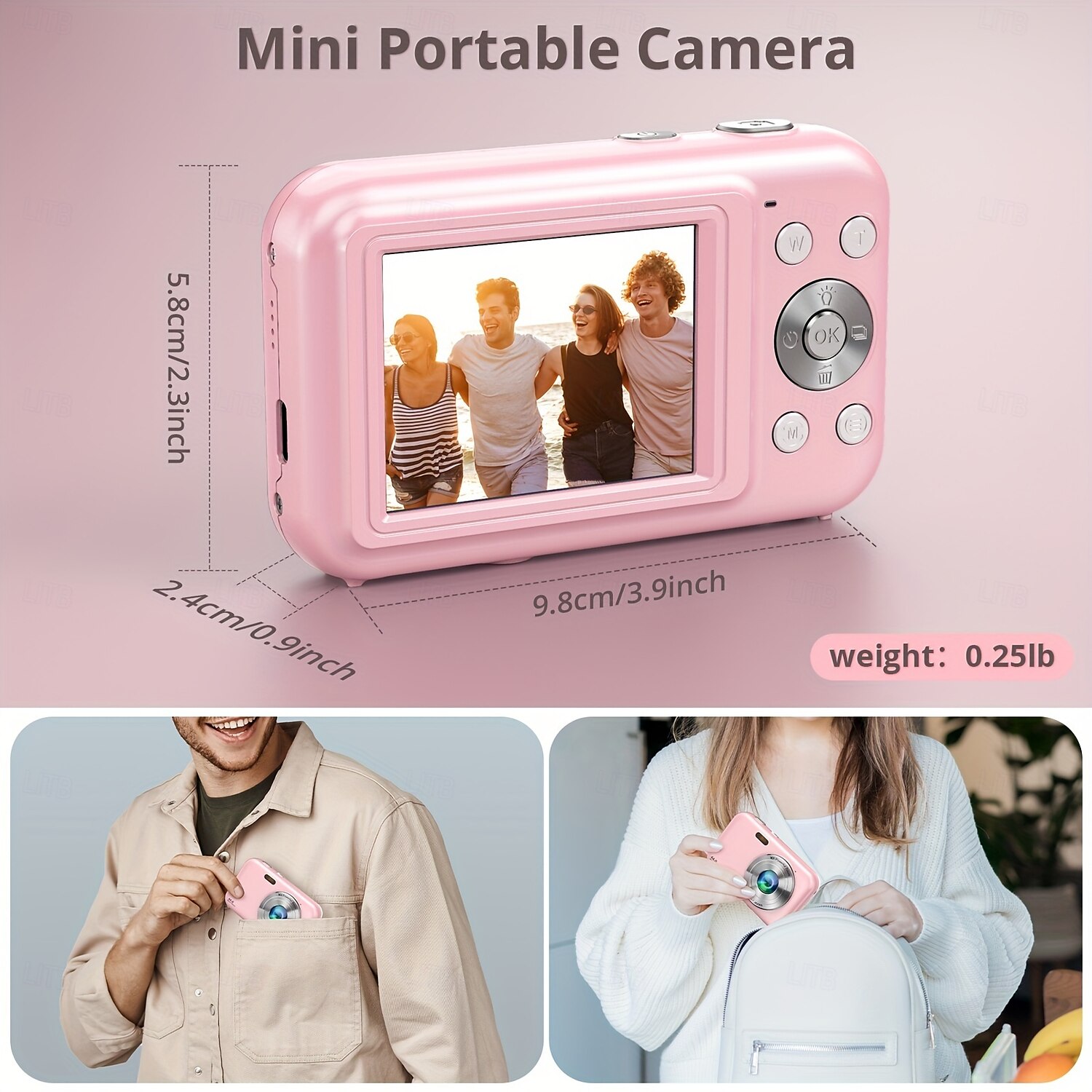 Digital Camera FHD 1080P Camera 44MP Digital Point And Shoot Camera 16X Zoom Small Camera Affordable Digital Cameras for Travel 2025 - $68.99 –P2