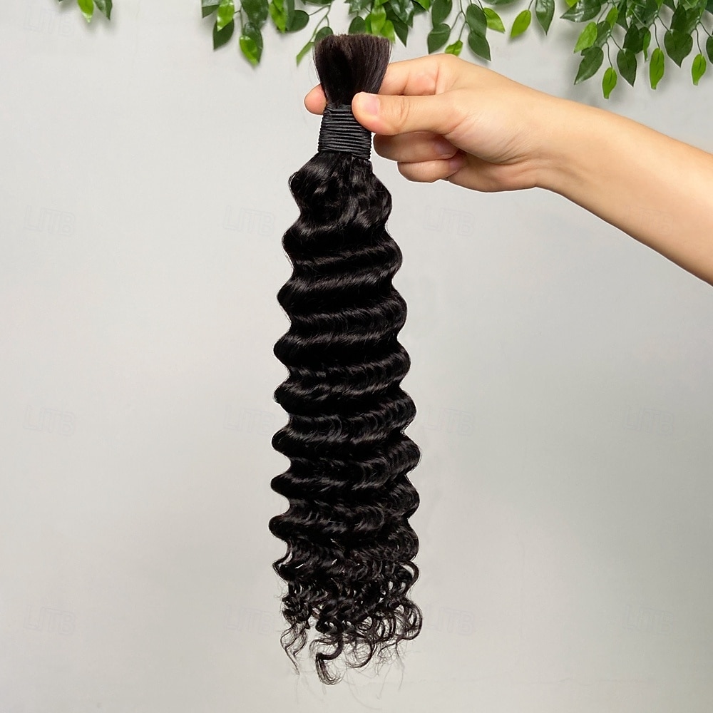 natuurlijke kleur geen inslag remy bulk haar 3 bundels van menselijk haar 10-28 inch 2025 - $139.99 –P3