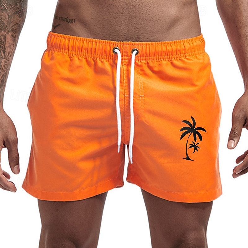 Men's Swim Trunks Swim Shorts Board Shorts Bathing Suit Drawstring Mesh Lining with Pockets Swimming Surfing Beach Water Sports Printed Summer Spring 2025 - $12.99 –P6