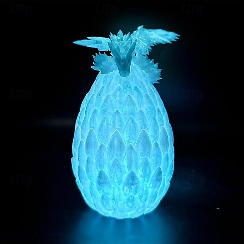 3d-tryckt drake ägg regnbåge flygande drake i färgglada ägg fidget leksak för födelsedagspresent flexibel skrivbord figur dekor 2025 - $35.99 –P6
