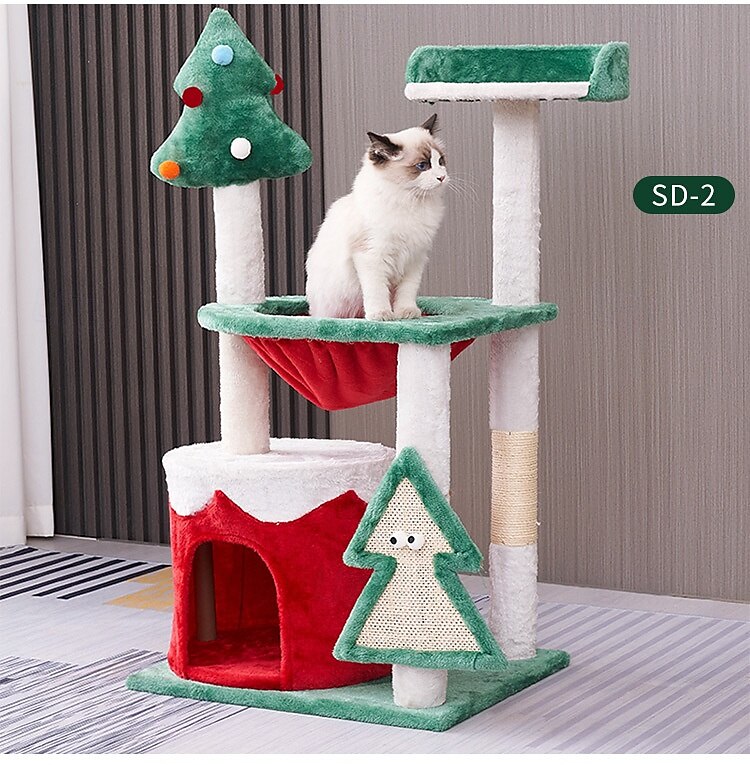 macska macska fa macska torony macska lakás patchwork egyszínű tartós, könnyen felszerelhető aranyos speciális anyag nagy macskáknak 2025 - $184.99 –P12