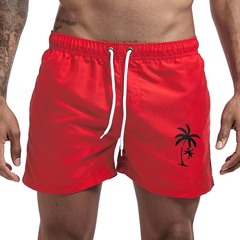 Men's Swim Trunks Swim Shorts Board Shorts Bathing Suit Drawstring Mesh Lining with Pockets Swimming Surfing Beach Water Sports Printed Summer Spring 2025 - $12.99 –P9