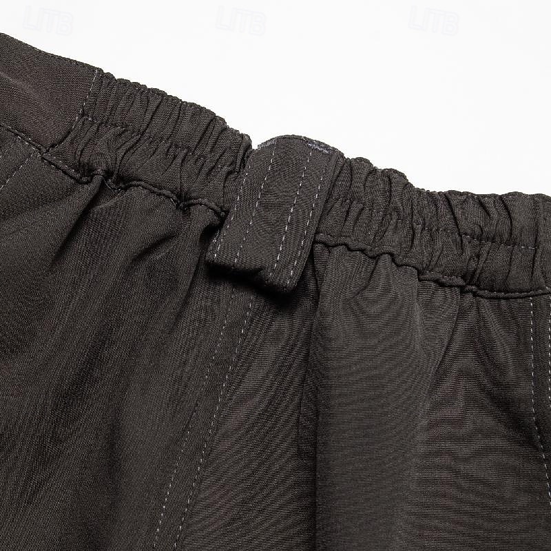 Herr Militärbyxor Cargo byxor Långbyxor Ficka Rakt ben Ensfärgat Komfort Utomhus Fullängd Ledigt Dagligen Streetwear Stylish Svart Armégrön Microelastisk 2025 - $22.99 –P14