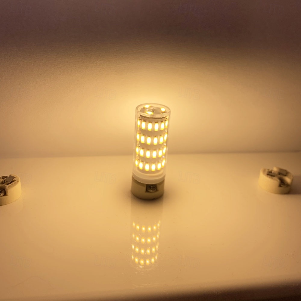 żarówki kukurydziane led g4 12v/24v ac/dc, 5w 63led ściemnialne do żyrandoli kryształowych, ciepła biel &biały, 4szt 2025 - $28.99 –P3