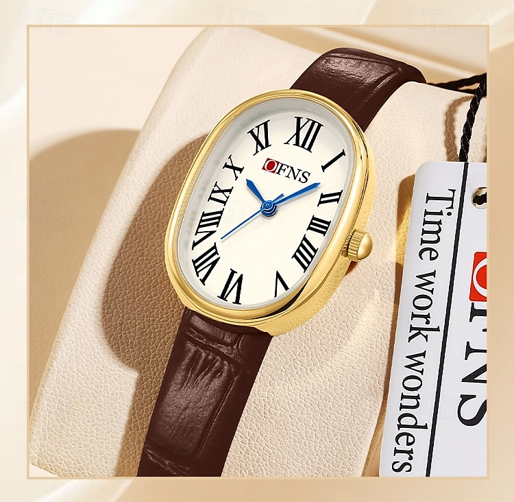 Women Quartz Watch Minimalist Luxury Fashion Business Waterproof PU Leather Stainless Steel Strap Watch 2025 - $38.99 –P16