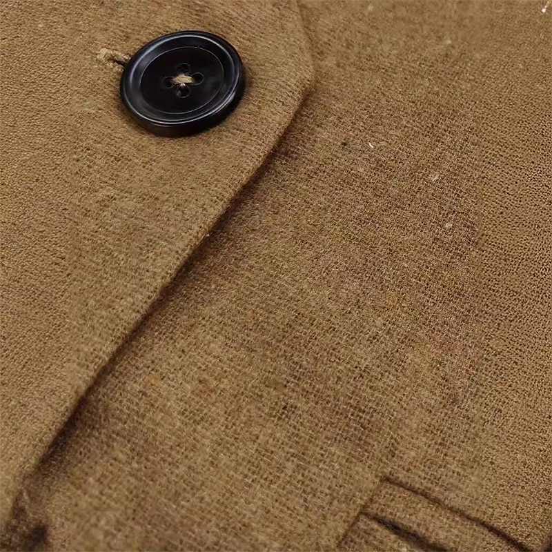 Men's Vest Gilet Vacation Daily Date Fashion Casual Spring & Fall Buttons Pocket Polyester Comfortable Plain Single Breasted One-button Lapel Regular Fit Khaki Vest 2025 - $39.99 –P3