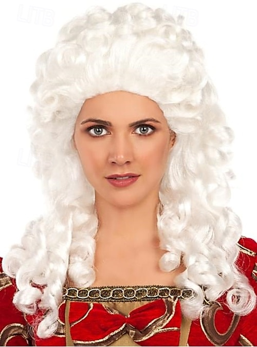 Baroque wig For Carnival Fancy Dress Party Cosplay Women Costume Accessories 2025 - $29.99 –P1