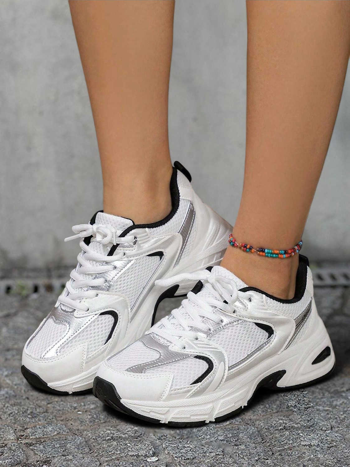 blaue sportliche Sneaker für Damen mit Mesh-Obermaterial und gepolsterter Sohle – stylische Laufschuhe für Sport, Wandern und Freizeit 2025 - $42.99 –P3