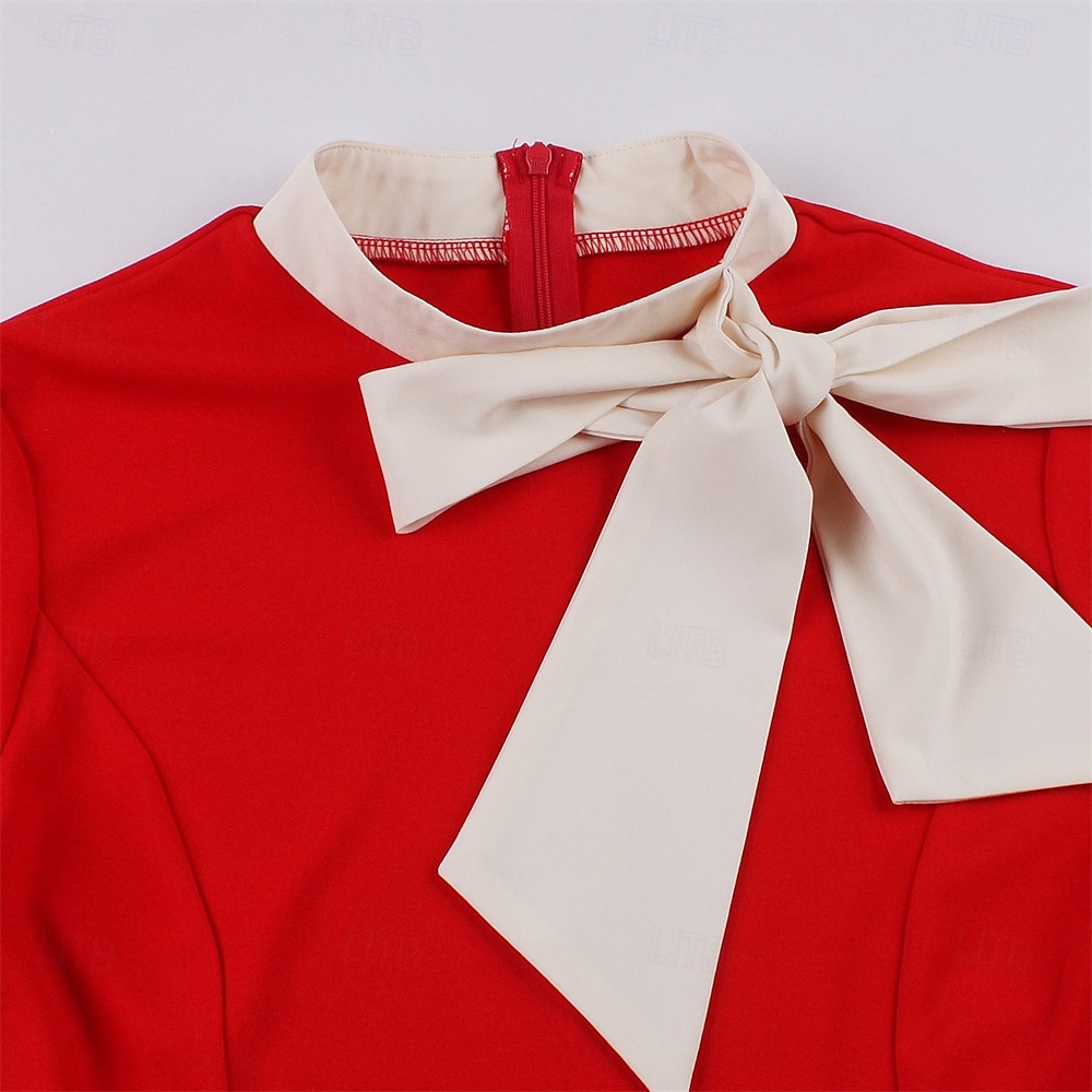 Retro / vintage Femtiotal Cocktail klänning Klänningar Flare Klänning Maskeradkläder Dam Maskerad Fest Möhippa Festival Vuxna Klänning Hemkomstklänningar 2026 - $32.99 –P3