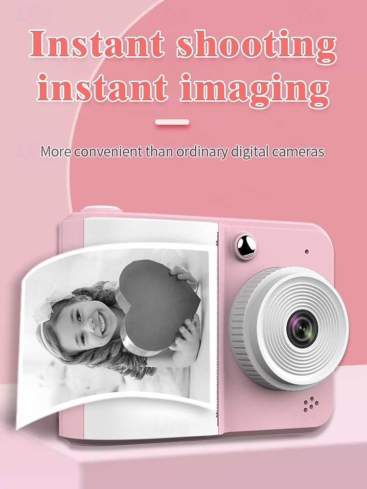 Kids Instant Print Camera Thermal Printing Camera with Print Paper for Kids High Resolution Photo and Print Camera Birthday Valentine's Day Gift for Girls 2026 - $47.99 –P2