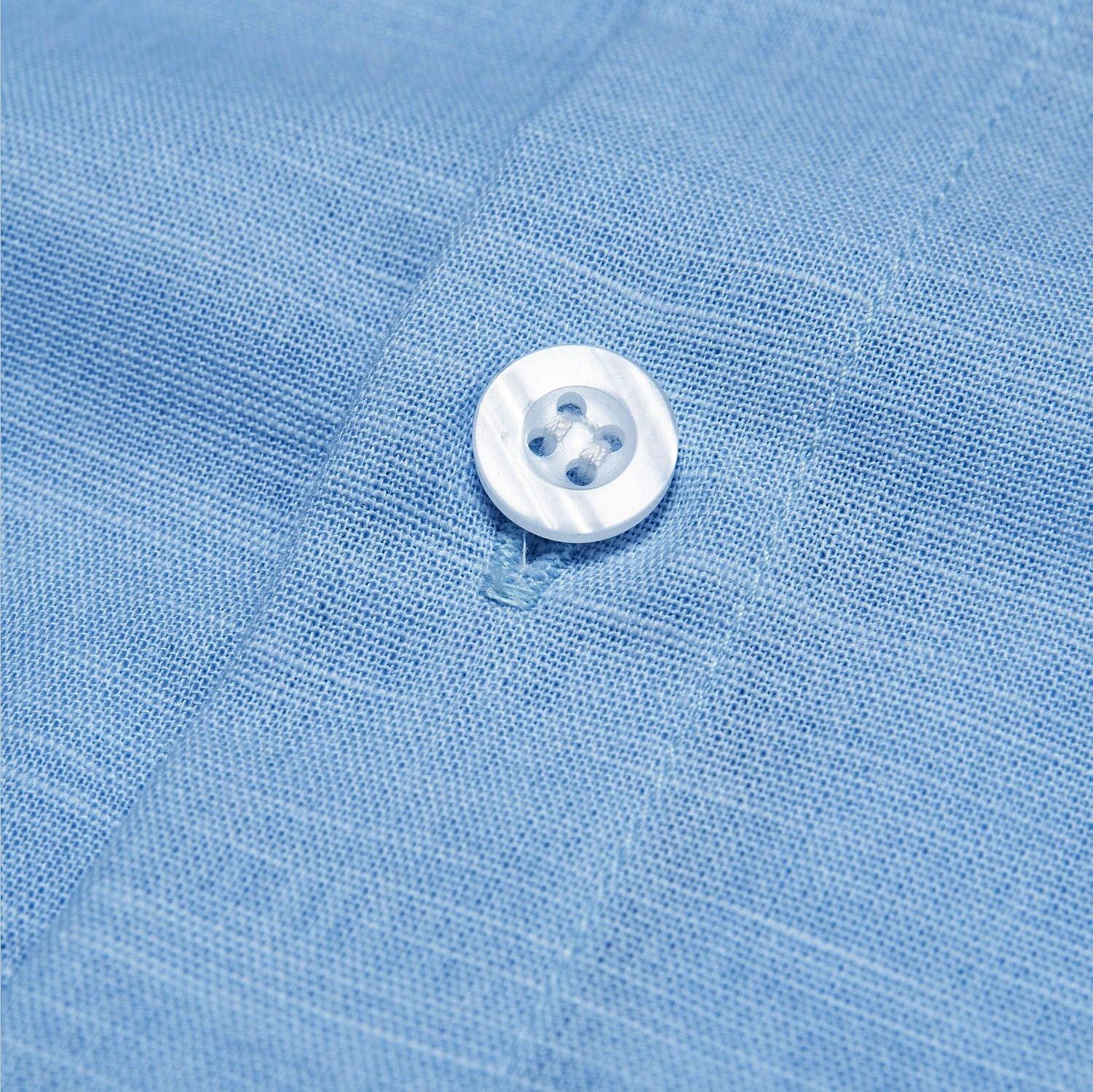 Per uomo Camicia Palma All'aperto Vacanza Bianco Blu Manica Lunga Collo ripiegato Estate Primavera Abbigliamento del 2025 a $37.99 –P15