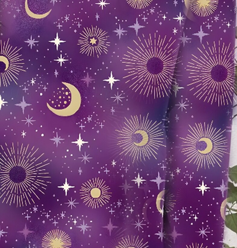 Per donna Maglietta Grafico Casual Manica Lunga Girocollo Top lunghi Quotidiano Stampato Viola Autunno Inverno del 2025 a $24.99 –P3