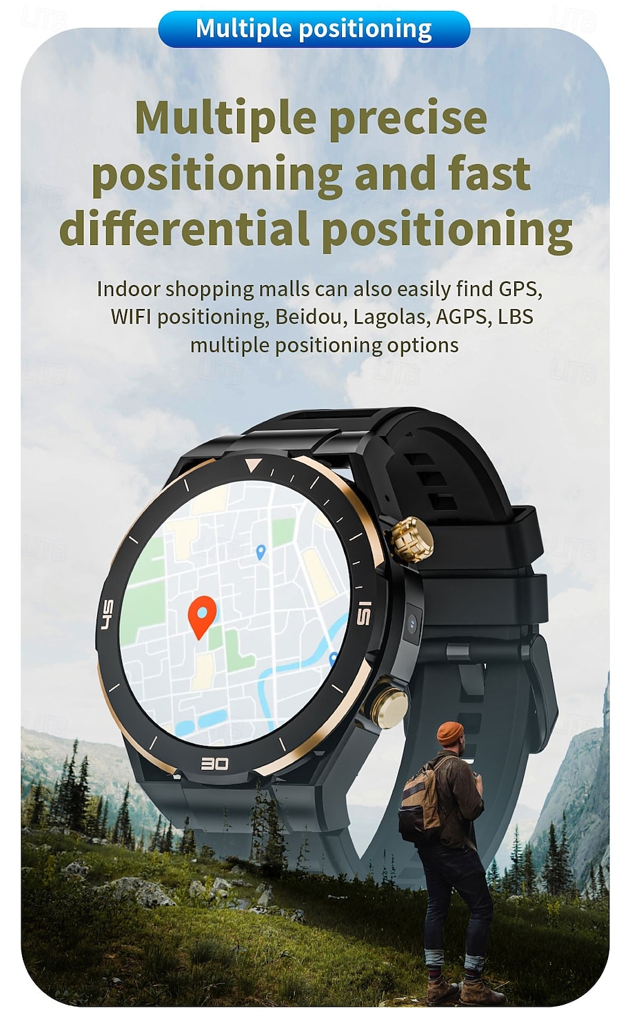 iMosi PG888 Android Smart Watch Men 2G/32G Storage HD Dual Camera NFC 2G 4G SIM Card WIFI Wireless Fast Internet Access Eurasian version 2025 - $137.79 –P18