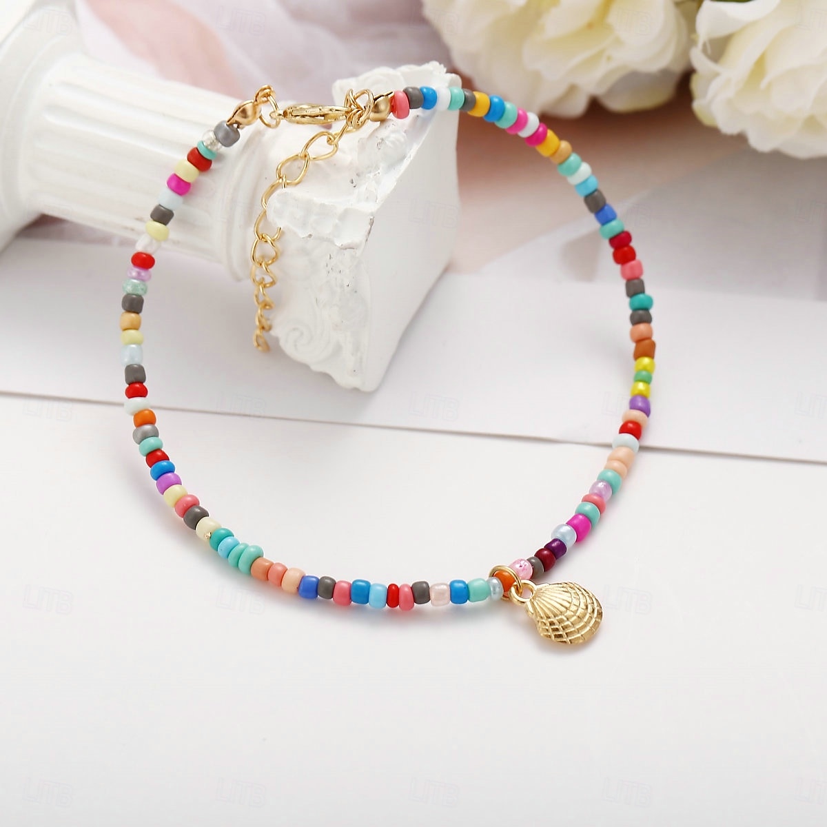 Mujer Pulsera de tobillo Geométrico Elegante Resina Brazalete tobillo Joyas Multi Color Para Fiesta 2025 - $15.49 –P3