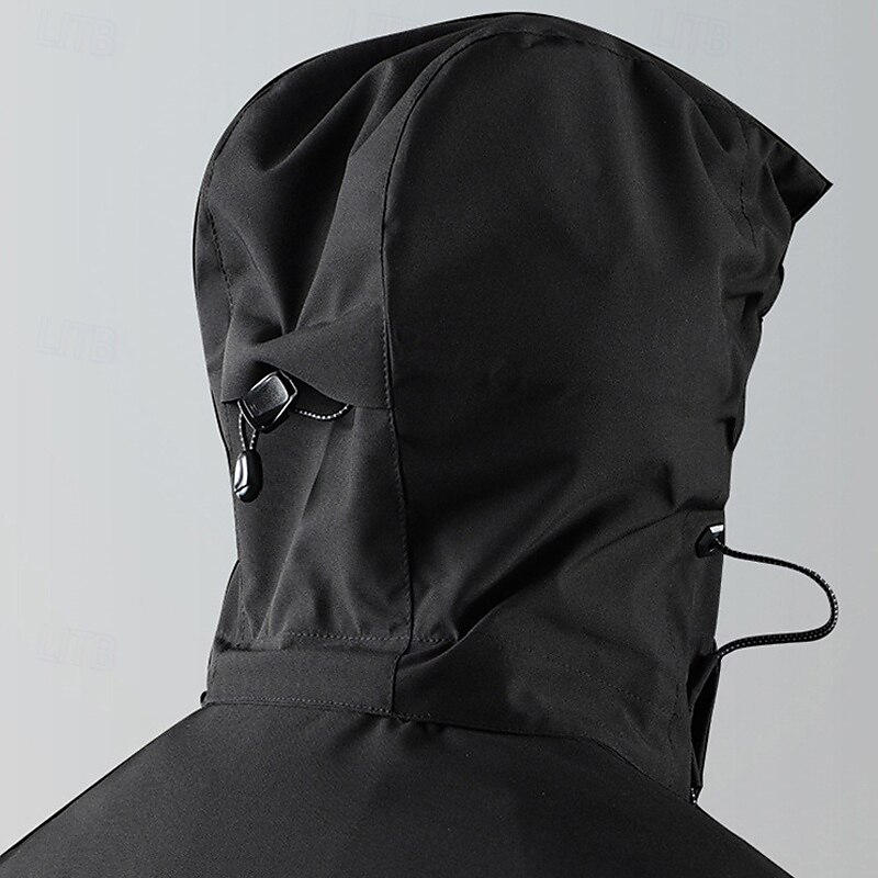 Homens Jaqueta Softshell Jaqueta de Trilha Inverno Ao ar livre Bloco de cor Térmico / Quente A Prova de Vento Impermeável Jaquetas 3-em-1 Jaqueta de Inverno Jaqueta corta-vento Viajar Preto Branco de 2025 por $82.99 –P9