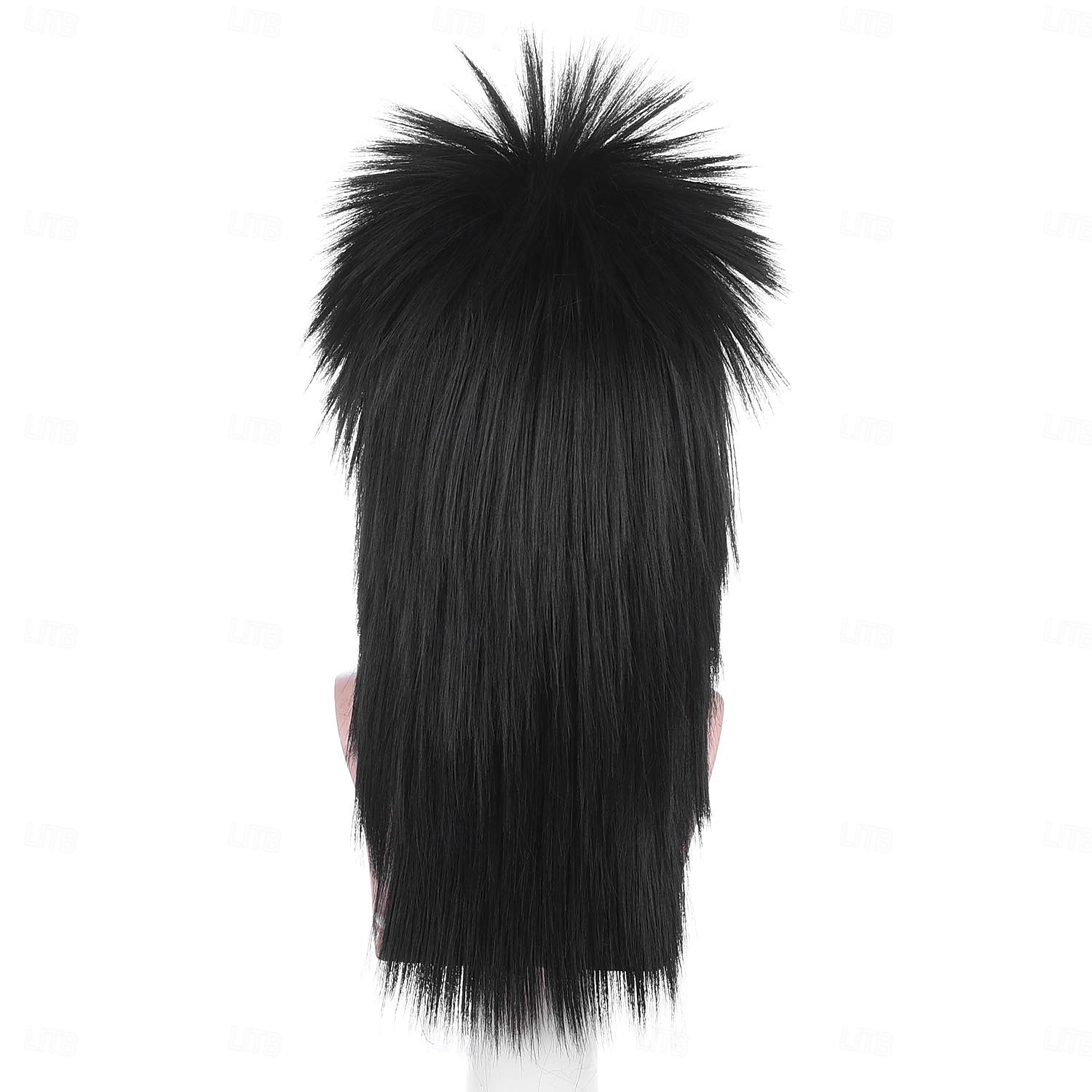 Unisex Long Black 70s 80s Mullet Cher Glam Rock-Rocker Cosplay Wigs for Women and Men Halloween Themed Costume Party For Carvinal 2026 - $18.99 –P4