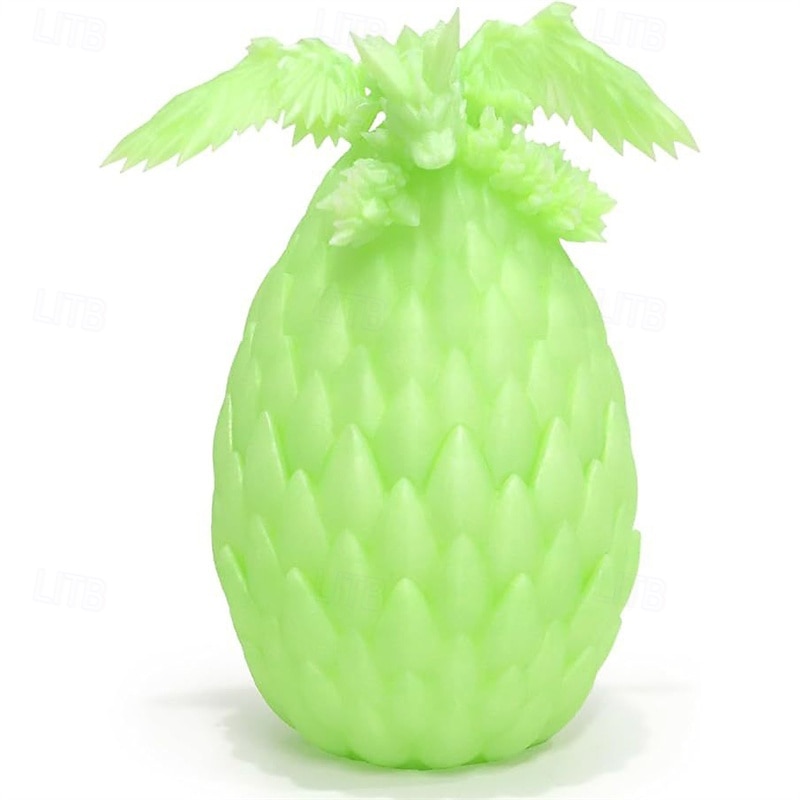 3d-tryckt drake ägg regnbåge flygande drake i färgglada ägg fidget leksak för födelsedagspresent flexibel skrivbord figur dekor 2025 - $35.99 –P5
