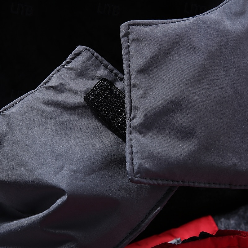 Ανδρικά Χειμωνιάτικα μπουφάν Μπουφάν fleece Αδιάβροχο Jachetă de Drumeție ΕΞΩΤΕΡΙΚΟΥ ΧΩΡΟΥ Καθημερινά Ρούχα Ζεστό Τσέπη Φθινόπωρο Χειμώνας Συνδυασμός Χρωμάτων Μοντέρνα Κομψό στυλ street Με Κουκούλα 2026 - $61.99 –P5