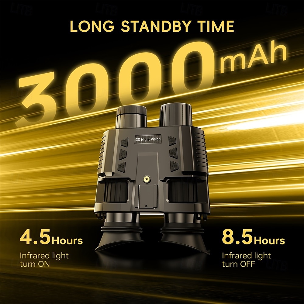Digital HD Infrared Night Vision Binoculars 4x Digital Zoom Full HD Dual Lens Compatible with Fast MICH Helmet Portable with Head Mount & Carry Case Hunting Night Vision Equipment 2025 - $407.99 –P3