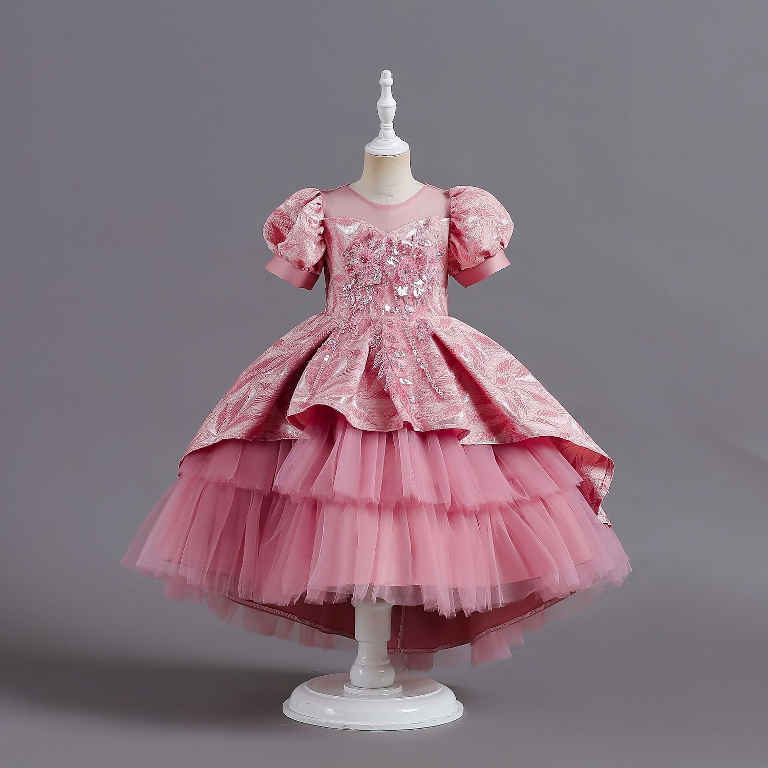 Săptămâna Cărții 2026 Regina Zăpezii Prințesă Zana Rochii Rochie de fete cu flori Rochii din tul Costum de carnaval Costume de film TV tematice for Fete Pentru copii Halloween Carnaval Mardi Gras 2026 - $10.99 –P15