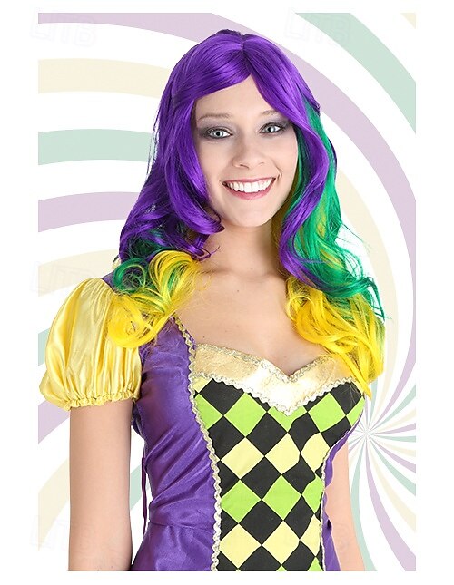 perruques multicolores pour carnaval de 2025 ? $29.99 –P1