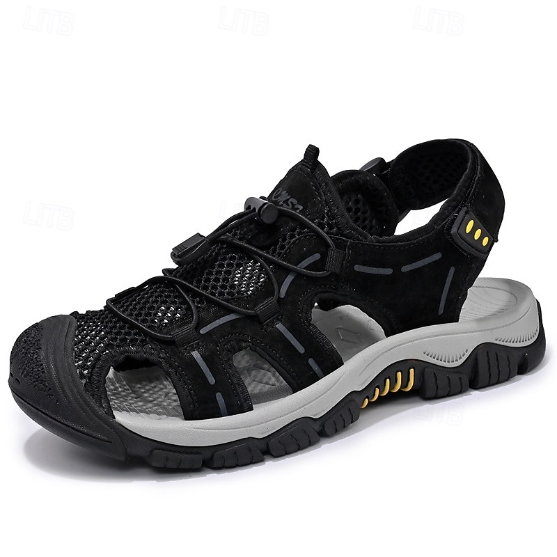 Sandálias masculinas para atividades ao ar livre, com design durável e respirável, tiras ajustáveis e sola antiderrapante. Perfeitas para caminhadas, atividades aquáticas, férias na praia e uso casual no verão. de 2026 por $54.99 –P12