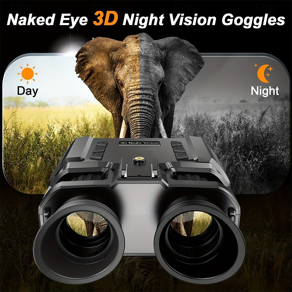 Digital HD Infrared Night Vision Binoculars 4x Digital Zoom Full HD Dual Lens Compatible with Fast MICH Helmet Portable with Head Mount & Carry Case Hunting Night Vision Equipment 2025 - $407.99 –P7